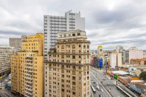 Nespecifikovaný výhled na destinaci São Paulo nebo výhled na město při pohledu z apartmánu