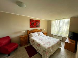Postel nebo postele na pokoji v ubytování Departamento Laguna Vista