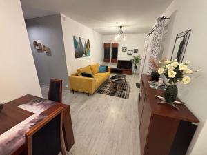 Posezení v ubytování Apartament na Spokojnej