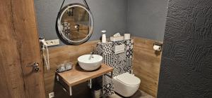 Koupelna v ubytování apartmány Špacír