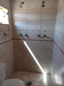 Koupelna v ubytování Hotel Fascinação