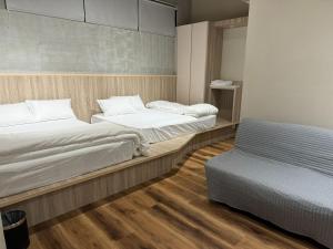 Llit o llits en una habitació de 祥宜三合院