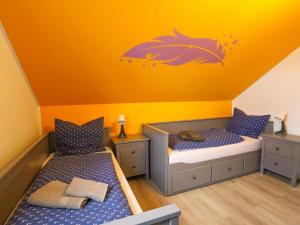 Postel nebo postele na pokoji v ubytování Marinapark 147 Modern retreat