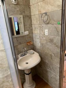 Koupelna v ubytování Casa de estar