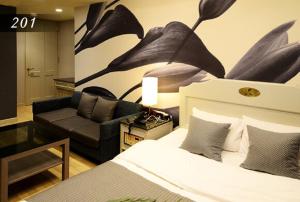 Χώρος καθιστικού στο Hotel Ayung 大人専用