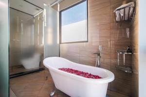 Vannituba majutusasutuses Greenview City Hotel
