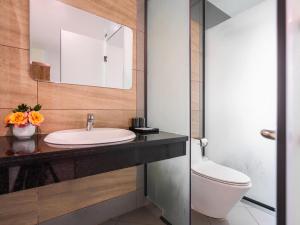 Vannituba majutusasutuses Greenview City Hotel