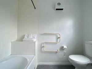 Koupelna v ubytování AAA Northlands Motel