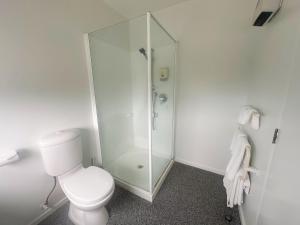Koupelna v ubytování AAA Northlands Motel