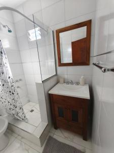 Et badeværelse på Departamento Bellamar I