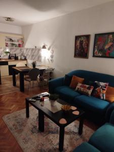 Posezení v ubytování Gold Apartments