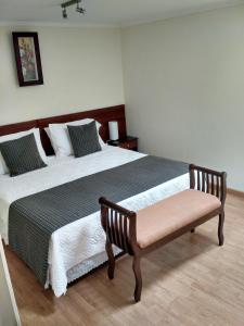 Postel nebo postele na pokoji v ubytování Hostal del Valle + 30 fotografií