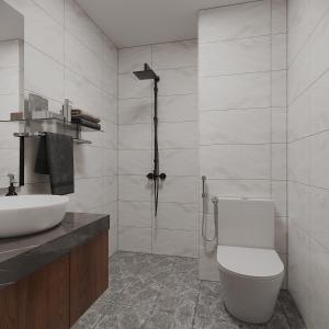 Koupelna v ubytování Con Meo Hostel