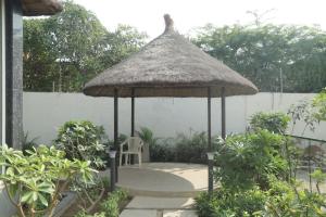 Zahrada ubytování Shri Radha Oasis