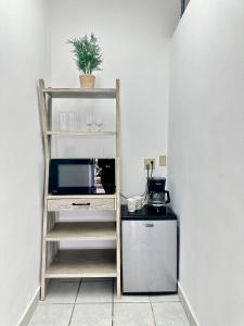 Η κουζίνα ή μικρή κουζίνα στο Casa Kismet tu destino en La paz Suite 1