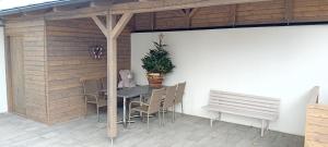 Patio nebo venkovní prostory v ubytování Apartmány Šrámek Stříbro
