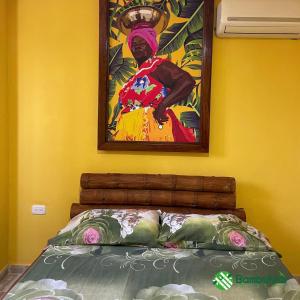 Postel nebo postele na pokoji v ubytování Hostal Bambumar