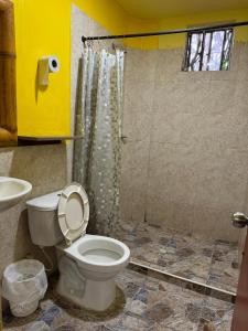 Koupelna v ubytování Hostal Bambumar
