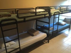 Krevet ili kreveti na kat u jedinici u objektu DC International Hostel 2