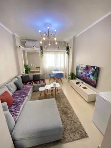 TV a/nebo společenská místnost v ubytování Aurora Al Sheikh Zayed