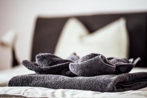 Posteľ alebo postele v izbe v ubytovaní Pusszantalak Paloznak