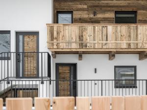 Balkón nebo terasa v ubytování Ferienhaus Evelyn
