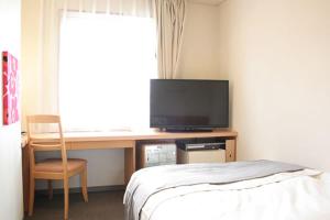 TV a/nebo společenská místnost v ubytování Hotel Estacion Hikone