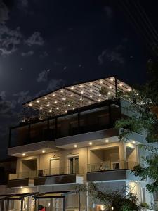 Een balkon of terras bij Blue View Apartments