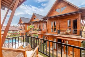 Balkón nebo terasa v ubytování Anartha Resort Jimbaran By Kubu GWK
