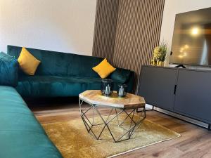 Et opholdsområde på Elegante Dreizimmer-Wohnung