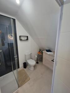 Koupelna v ubytování Appartement des dunes à 200m de la plage