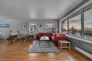พื้นที่นั่งเล่นของ Northern Light Villa in Tromsø