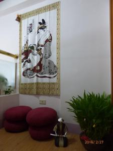 Area soggiorno di Flower Bird House B&B