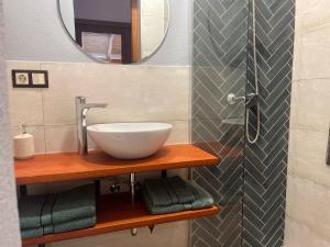 Koupelna v ubytování Guesthouse Széllak