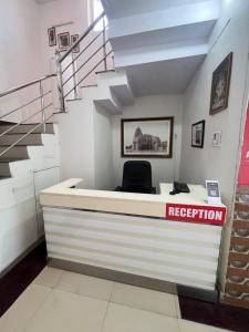 Ο χώρος του λόμπι ή της ρεσεψιόν στο Hotel Shri Ram Palace