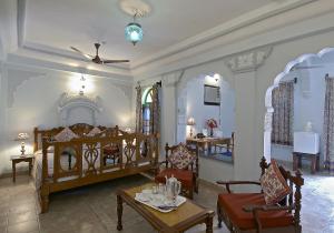 Posezení v ubytování Welcomhotel by ITC Hotels, Fort & Dunes, Khimsar
