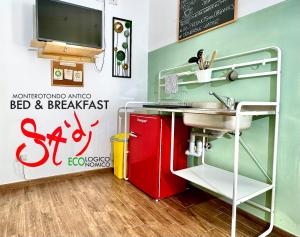 Eldhús eða eldhúskrókur á B&b Sà Di..