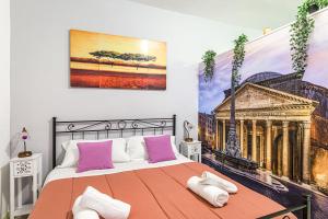 Postel nebo postele na pokoji v ubytování Deluxe Apartments Pantheon