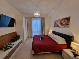 Postel nebo postele na pokoji v ubytování VATICAN GUEST HOUSE ROOMS in Rome