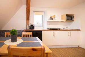 Köök või kööginurk majutusasutuses Apartmány Brychovi