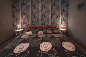 Voodi või voodid majutusasutuse Apartmány Brychovi toas