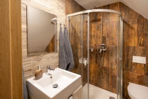 Vannituba majutusasutuses Apartmány Brychovi