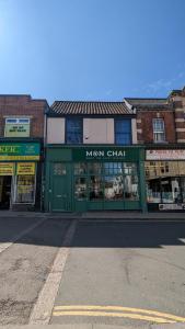 a store on the side of a street at St Benedicts Street Flat with Roof Terrace in Norwich