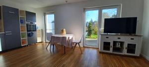 Köök või kööginurk majutusasutuses Ferienwohnung Luisa Klein In Aurich Tannenhausen