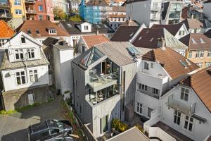 Nespecifikovaný výhled na destinaci Bergen nebo výhled na město při pohledu z apartmánu
