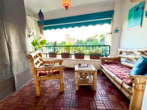 Balkón alebo terasa v ubytovaní Bali Loft Savona Albissola