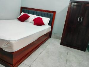 Postel nebo postele na pokoji v ubytování MTP residency