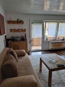 Η κουζίνα ή μικρή κουζίνα στο Felsenland-Apartment