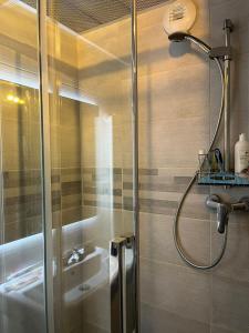 Koupelna v ubytování Appartement 4 personnes dans le mythique Paquebot des Neiges à La Plagne