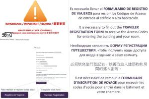 una captura de pantalla de una página web con una captura de pantalla de verificación en AYZ Ulises - Auto check-in property, en Madrid